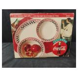 Coca-Cola 3-piece stoneware completer set