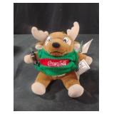 Coca-Cola plush collectible reindeer