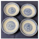 Vintage Jingdezhen China Rice Grain Blue White