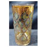 Vintage Culver Valencia 22kt Gold Green Diamond