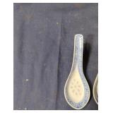 Vintage Jingdezhen China Rice Grain Blue White