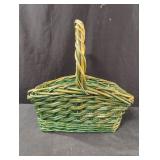 Basket green colored