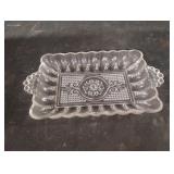 Anchor Hocking vintage Rectangular Pressed Glass