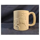 Ceramic unicorn mug