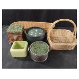 Baskets and planters