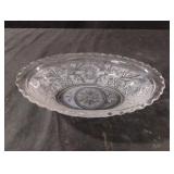Vintage Indiana Clear Glass Tiara Oval Serving