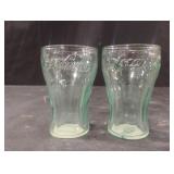 Coca-Cola "Genuine Glass" 2.5 oz. Set of 2