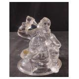 1997 Coca-Cola lead crystal Santa Claus figurine