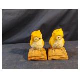 Owl resin salt and pepper shaker set