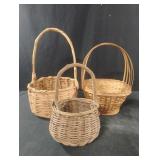 Baskets with handles