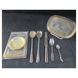 Various Silver plated pieces - Utensils, small