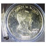 Richard Nixon Commemorative Liberia 5 Dollar Coin