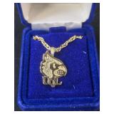 Golden plated .925 Univ. of Louisville Cardinals