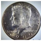 1980P Kennedy Half Dollar