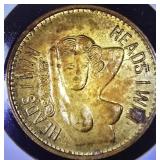 "Heads I win, Tails you lose" novelty coin