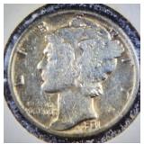 1931 Mercury Dime