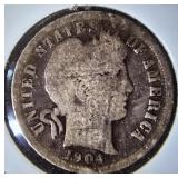 1904 Barber Dime (possibly S mint)
