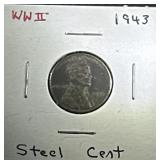 1943 World War II penny