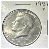 1981 P Mint Half Dollar Coin