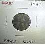 1943 World War II penny
