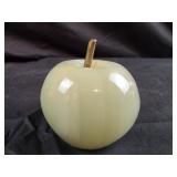 Vintage Onyx Apple Paperweight Petite Genuine
