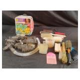 Hair brushes, rollers and more......