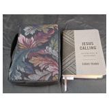 Bible with case and devotional