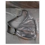 Black sling bag purse, travel bag