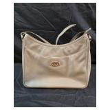 vintage Etienne Aigner light beige leather