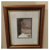 Bob Timberlake "Midday" framed artwork 13 1/2 x