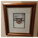 Bob Timberlake "Well at the Studio" framed