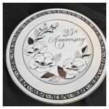 Norcrest Fine China Happy 25th Anniversary