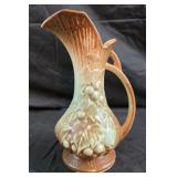 vintage McCoy pottery pitcher vase featuring a