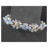 Vintage Coro Crystal Bracelet- missing some stones