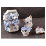 Home decor blue and white ceramic