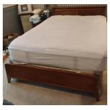 MCM Drexler green size bed. Headboard 59 1/2 x 35