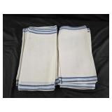 12 tea towels blue and white kitchen towels
