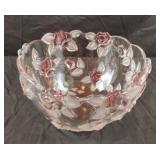 Vintage Mikasa Bella Rosa Pink Frost crystal