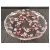 Vintage Mikasa Bella Rosa Pink Frost crystal