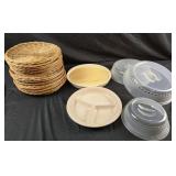 Microwave covers, Melamine plates, paper plate