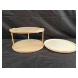 Vintage Rubbermaid Lazy Susan 2 Tier Round