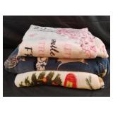 Plush throws. 3 total