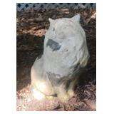 Ceramic cat statue