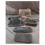 Vintage black purses and clutches