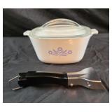 vintage Corning Ware Blue Cornflower casserole