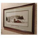 Vintage Bob Timberlake "Near Boone" framed