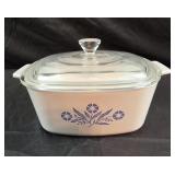 vintage Corning Ware Blue Cornflower casserole