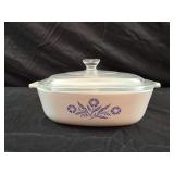 vintage Corning Ware Blue Cornflower casserole