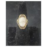 10k Cameo Ring - 4.4grTW - sz7