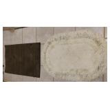 Rugs 20 x 34 and 34 1/2 x 23